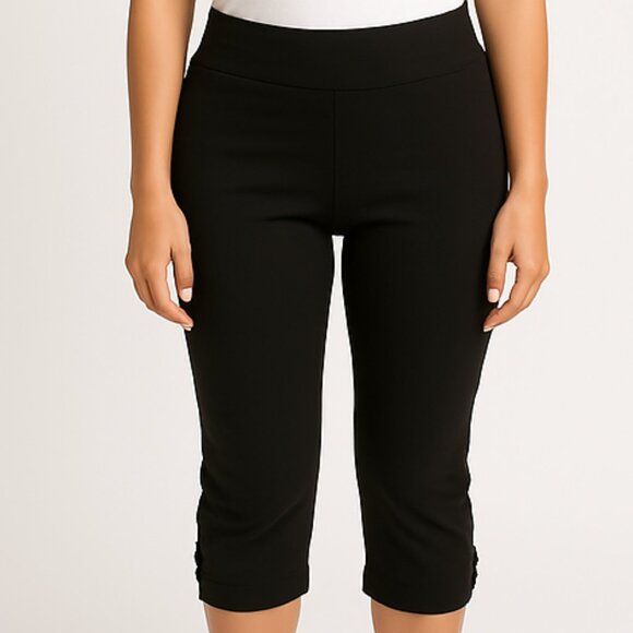 Design Lab Lord & Taylor black cropped pants Size XS - Picture 1 of 9